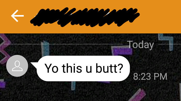 A Wrong Number Texted Me This Once