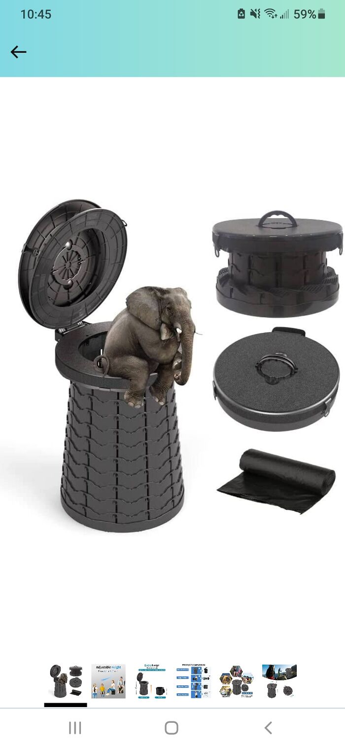 Was Looking For A Comping Toilet... For Humans