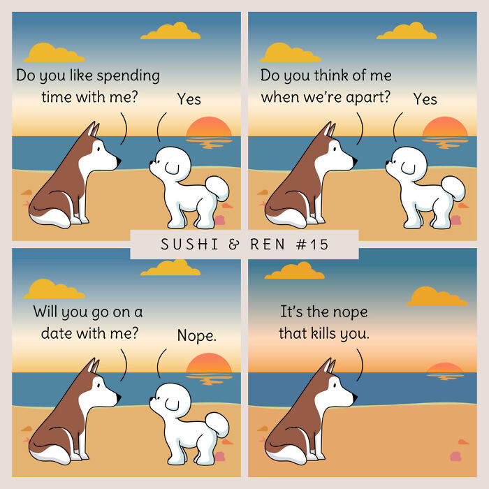 I Turned A Tragic Romance Into A Heartfelt And Humorous Comic, And Here Are The 52 I Am Most Proud Of