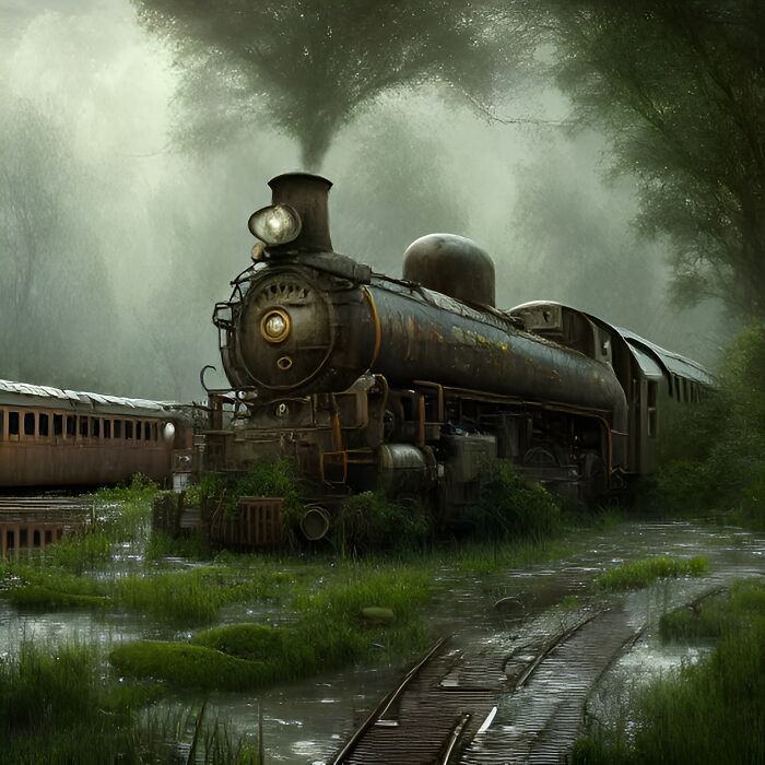 "Running Late" - This Was Actually Inspired By My Hometown Of Gary, In, An Industrial City That Has Turned Into A Ghost Town