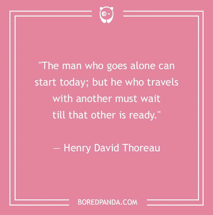 Henry David Thoreau quote about travel - 6