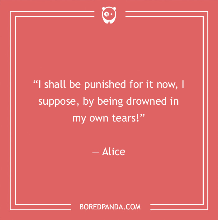 Alice quote on crying 