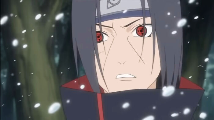 Itachi Uchiha from Naruto quote on focus and change