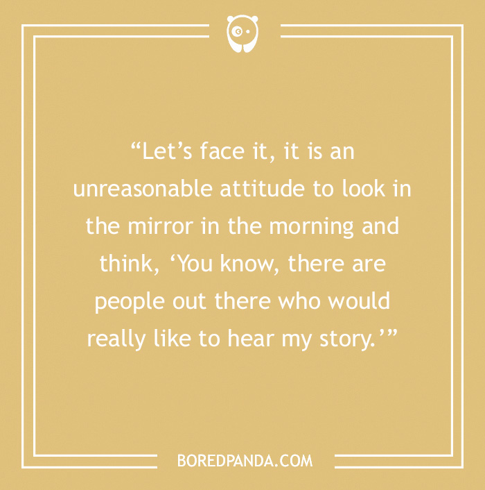 Anthony Bourdain quote on self-awareness