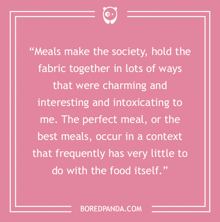 Anthony Bourdain quote on food 