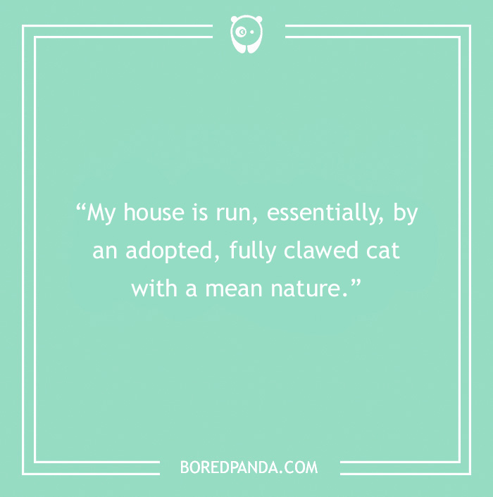 Anthony Bourdain quote on household 