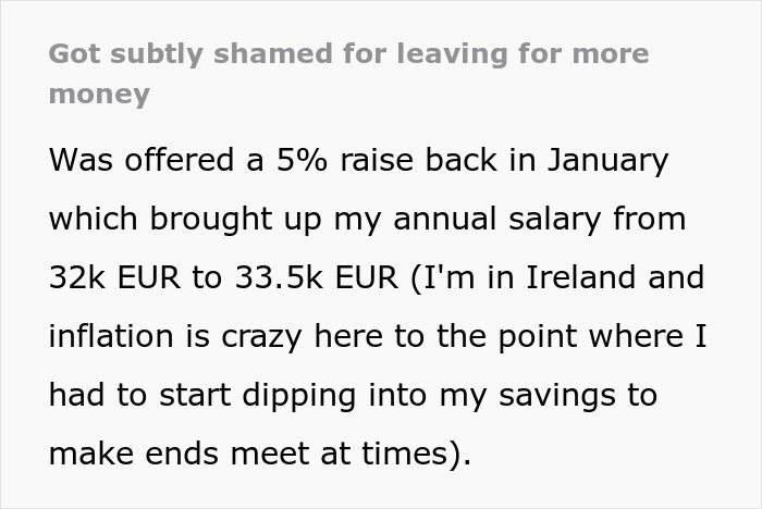 "5k? Not A Massive Difference, Then&rdquo;: Boss Shames Worker For Quitting, Doesn&rsquo;t Give Counteroffer