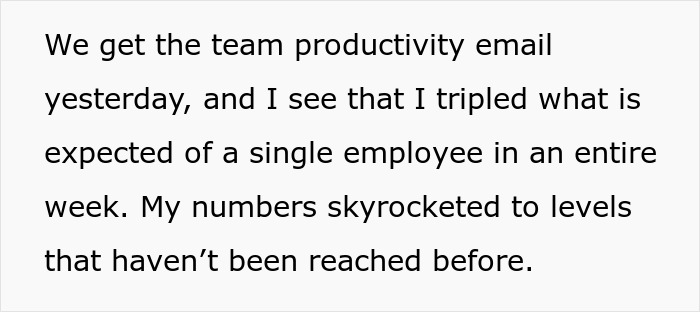 Woman Becomes The Top Performer In A New Company, Drops To Bare Minimum After Being Investigated