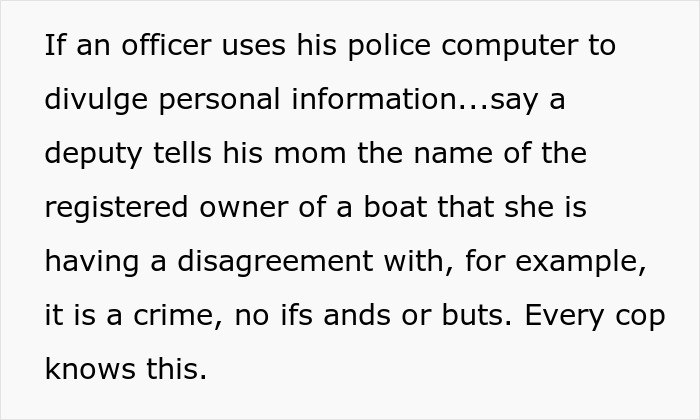 Deputy Sheriff Abuses Authority To Appease His Entitled Mom, Messes With The Wrong Person Deputy Sheriff Abuses Authority To Appease His Entitled Mom, Messes With The Wrong Person