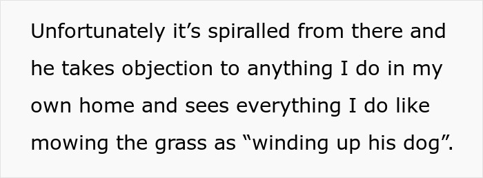 "Neighbor Doesn't Like Me Using My Own Garden"