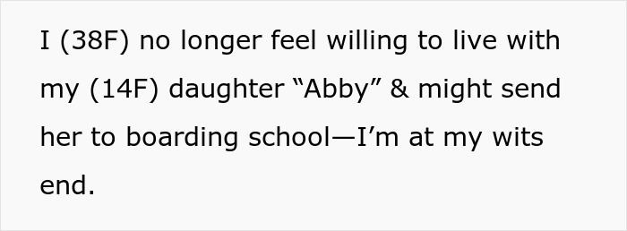 Mom Can't Stand Living With Her 14-Year-Old Daughter Who Terrorizes Her Every Day