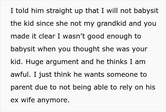 Guy Never Permitted Grandparents To Babysit His Kid, Asks For Help After Divorce But They Refuse