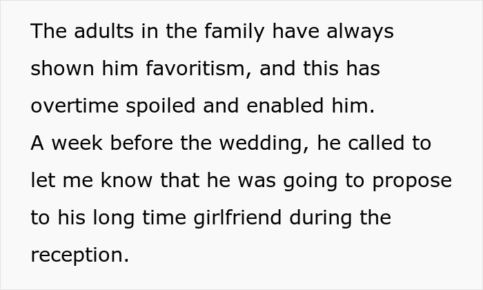 Bride Outsmarts Cousin Who Wanted To Propose At Her Wedding