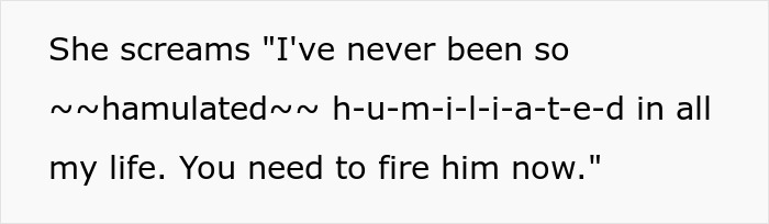 Karen Feels Humiliated Because A Customer Who She Mistook For An Employee Refused To Apologize