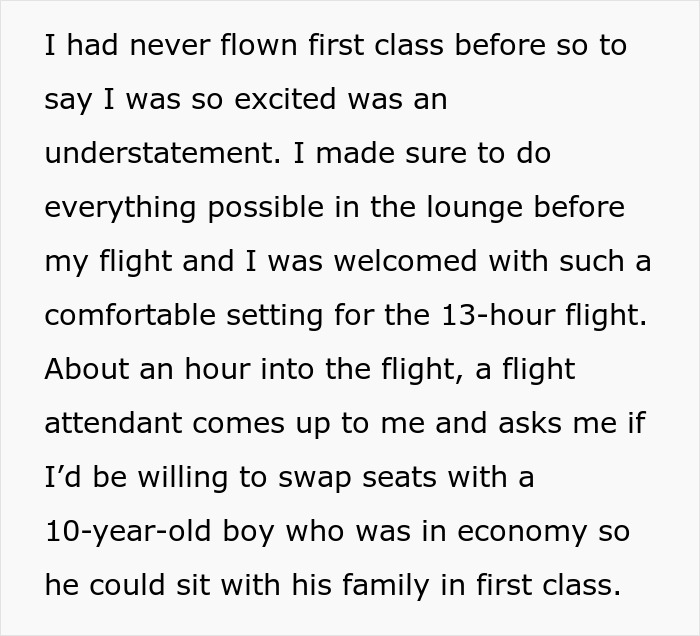 "As If I Had No Choice But To Move": Woman Refused To Switch Plane Seats