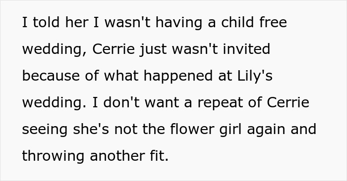 Mom Fuming As Her 12 Y.O. Daughter Isn't Invited To Wedding After Ruining Another One Before