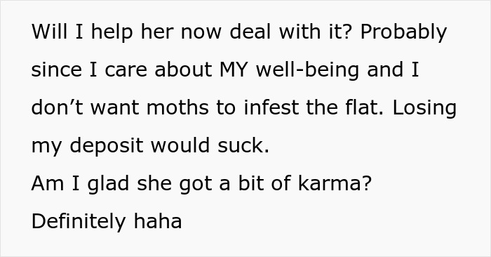 Woman Finds All Her Clothes Ruined, Regrets Not Listening To "Germaphobe" Roommate Woman Finds All Her Clothes Ruined, Regrets Not Listening To "Germaphobe" Roommate