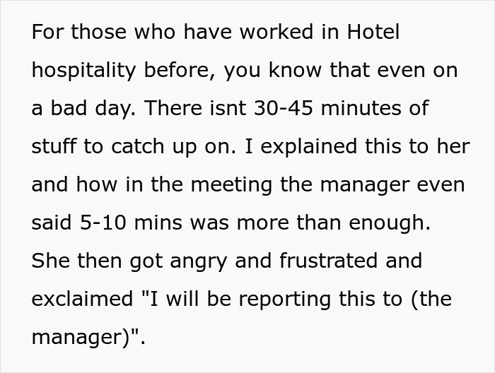 Karen Employee Upset Coworker Arrives Just 10 Minutes Early Instead Of Her &lsquo;Expected&rsquo; 30