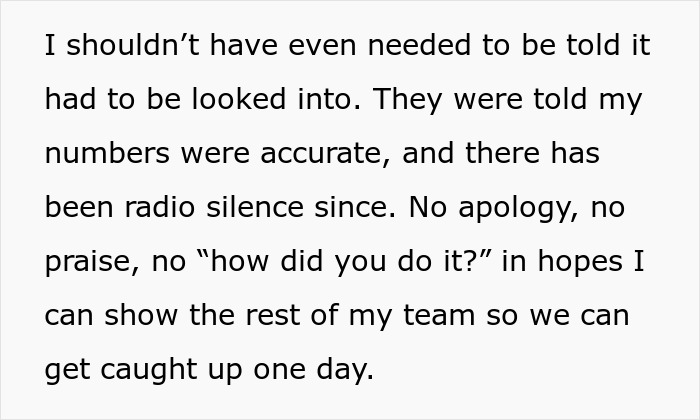 Woman Becomes The Top Performer In A New Company, Drops To Bare Minimum After Being Investigated
