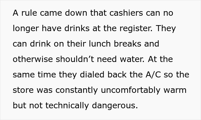Boss Demands A Doctor’s Note To Allow This Cashier To Drink At The Register, Doc Doesn’t Hold Back Boss Demands A Doctor’s Note To Allow This Cashier To Drink At The Register, Doc Doesn’t Hold Back