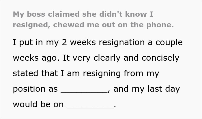 Toxic Boss Shows Her Real Face After Pretending She Didn&rsquo;t Know This Employee Had Resigned
