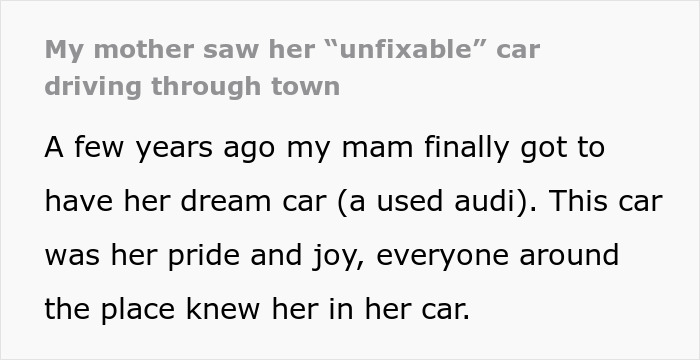 Woman Happens To Be In The Right Place At The Right Times When She Sees Her &ldquo;Unfixable&rdquo; Car In Town