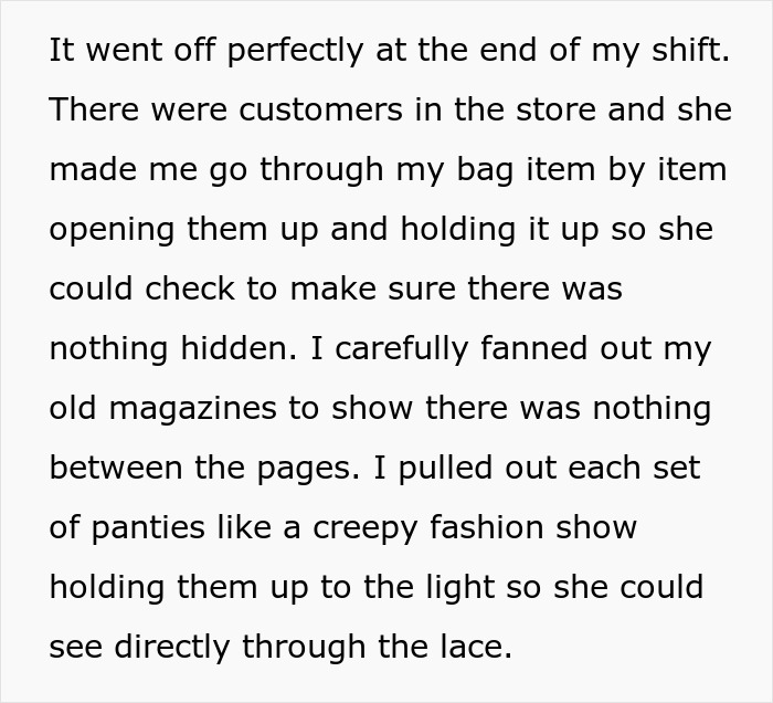 Woman Makes Sure The New Purse Check Rule At Work Makes Her Boss Very Uncomfortable