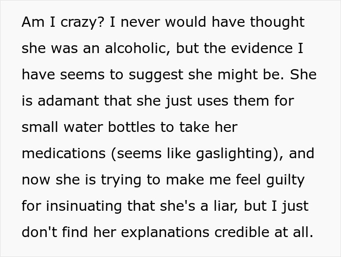 Man Asks For Advice After His Supposedly Sober Wife Turns Out To Be An Alcoholic