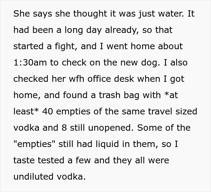 Man Asks For Advice After His Supposedly Sober Wife Turns Out To Be An Alcoholic