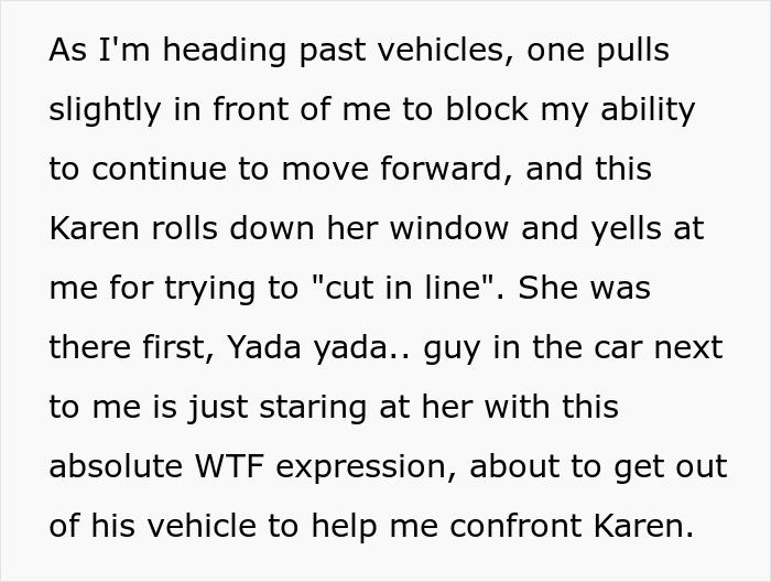 'Karen' Gets Instant Karma After She Yells At A Disabled Woman For Trying To 'Cut In Line' 'Karen' Gets Instant Karma After She Yells At A Disabled Woman For Trying To 'Cut In Line'