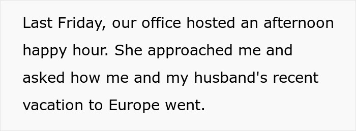 Woman Makes Office 'Gossip Girl' Cry After She Kept Asking Her About Her Husband's Salary
