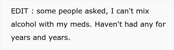Family Livid Daughter Didn't Inform Them That There Would Be No Alcohol At Her House Family Livid Daughter Didn't Inform Them That There Would Be No Alcohol At Her House