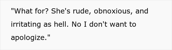 Karen Feels Humiliated Because A Customer Who She Mistook For An Employee Refused To Apologize