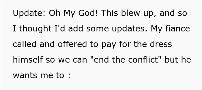 Woman's Fianc&eacute; Lets His Mom Try On Her Wedding Dress, Knowing She Would Be Livid, Drama Ensues