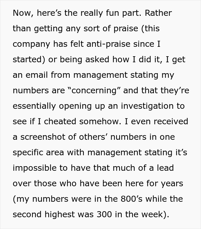 Woman Becomes The Top Performer In A New Company, Drops To Bare Minimum After Being Investigated