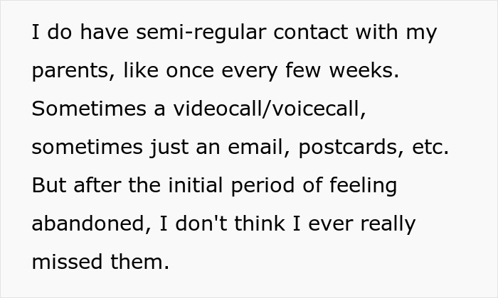 Teen Is At A Loss After Her Parents Return From A 7-Year-Long 'World Trip' And Want Her Back