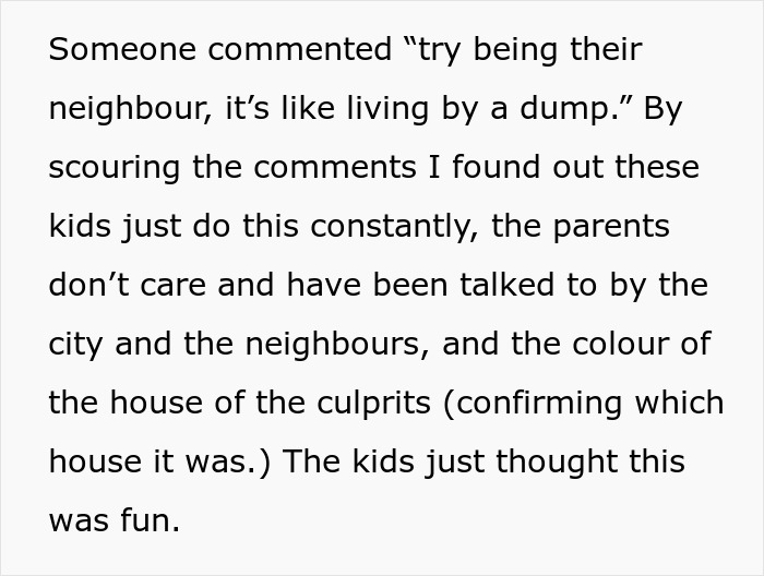 “I Won”: Woman Puts A Stop To Neighbor's Kids Trashing The Sidewalk By Beating Them At Their Game “I Won”: Woman Puts A Stop To Neighbor's Kids Trashing The Sidewalk By Beating Them At Their Game