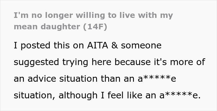 Mom Can't Stand Living With Her 14-Year-Old Daughter Who Terrorizes Her Every Day