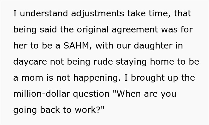 Woman Livid Her Husband Won&rsquo;t Let Her Be A Stay-At-Home Wife Even Though She Has Zero Reason To