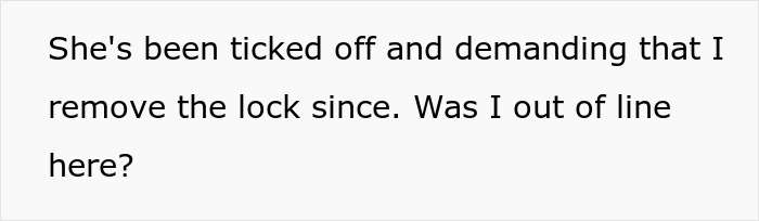 &ldquo;AITA For Putting An Outside Lock On My Bathroom To Prevent My Wife From Using It?&rdquo;