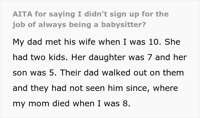 “What I Wanted Wasn’t Important”: Teen Resents Babysitting Her Special Needs Stepsister, Loses It “What I Wanted Wasn’t Important”: Teen Resents Babysitting Her Special Needs Stepsister, Loses It