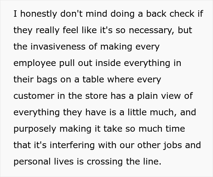 Woman Makes Sure The New Purse Check Rule At Work Makes Her Boss Very Uncomfortable