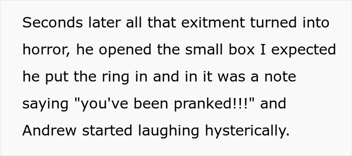 Guy 'Pranks' His GF Of 5 Years With A Fake Proposal, Cries When She Dumps Him Guy 'Pranks' His GF Of 5 Years With A Fake Proposal, Cries When She Dumps Him