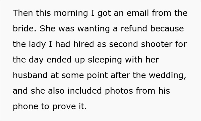 Bride Discovers Her Husband Had An Affair With The Wedding Photographer Soon After The Wedding Bride Discovers Her Husband Had An Affair With The Wedding Photographer Soon After The Wedding