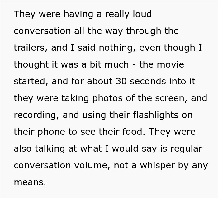 “Went To Cinema, Got Called ‘Negative’ For Asking 3 People To Stop Talking And Using Their Phones” “Went To Cinema, Got Called ‘Negative’ For Asking 3 People To Stop Talking And Using Their Phones”