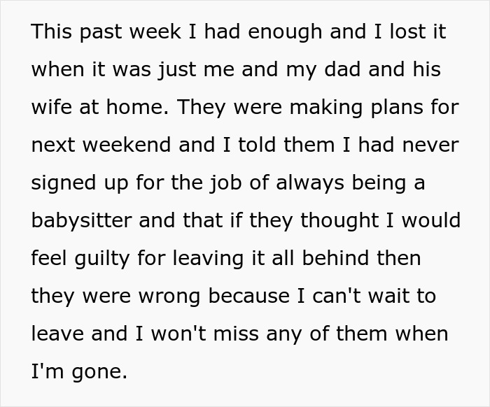 “What I Wanted Wasn’t Important”: Teen Resents Babysitting Her Special Needs Stepsister, Loses It “What I Wanted Wasn’t Important”: Teen Resents Babysitting Her Special Needs Stepsister, Loses It