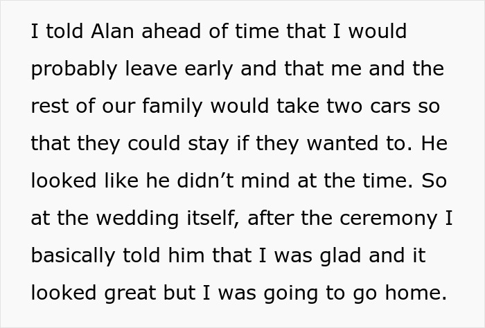 “His Wife Had A Temper He Should Know About”: Parents Berated For Leaving Son’s Wedding Early “His Wife Had A Temper He Should Know About”: Parents Berated For Leaving Son’s Wedding Early