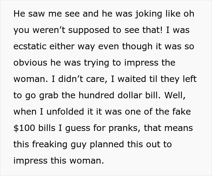 Netizens Cracking Up At Server&rsquo;s Story Of Revenge Towards A Customer Tipping A Fake $100 Bill