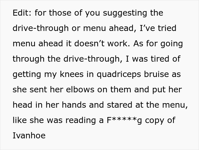 Netizens Are Cracking Up At This Guy's Story Exposing His Wife Being Slow While Picking Fast Food