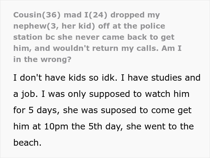 Mom Livid That Cousin Took Her Toddler To The Police After She Hadn&rsquo;t Been Answering Their Calls